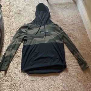 Camo hollister hoodie